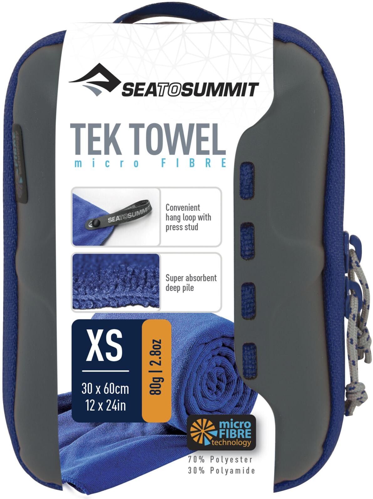 sea to summit Handtuch »Tek Towel«, (1 St.) blau