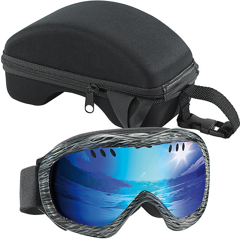 Speeron Superleichte Hightech-Ski- & Snowboardbrille inkl. Hardcase