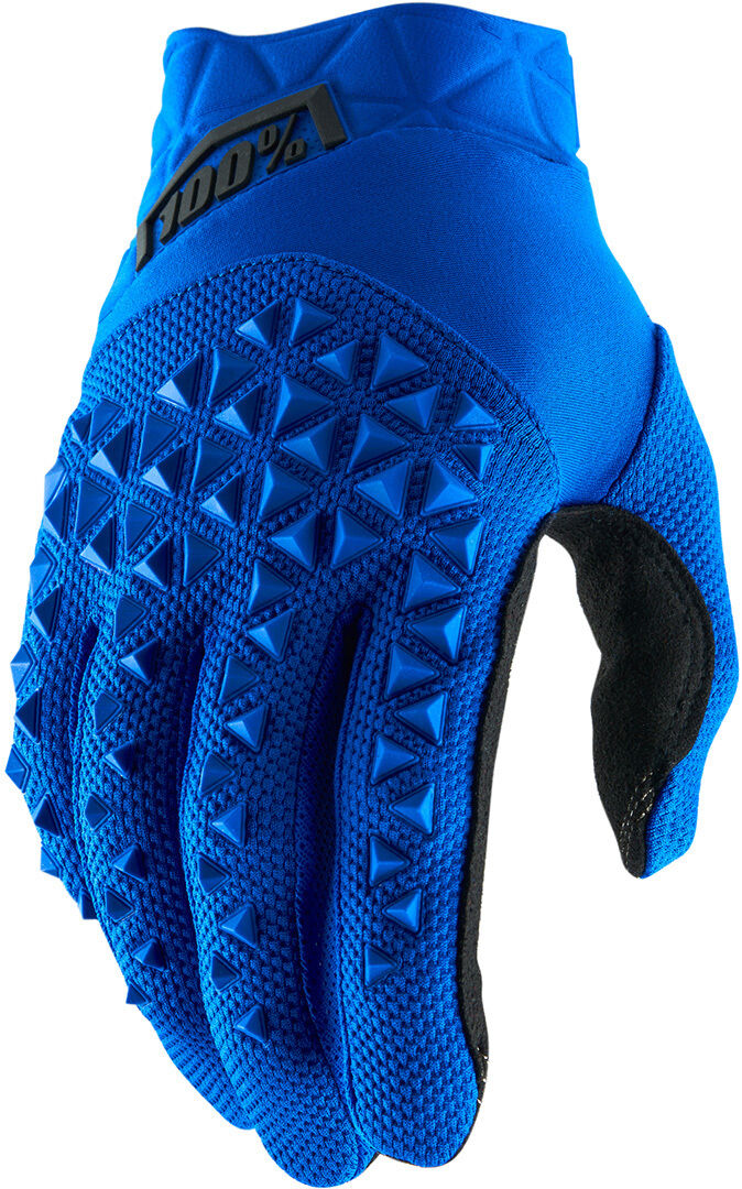 100% Airmatic Handschuhe M Schwarz Blau