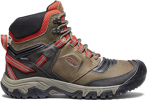 KEEN Herren Wanderschuhe Ridge Flex Mid Waterproof olive   Größe: 46   1024914 Auf Lager Herren 46