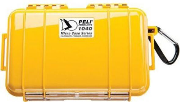 Peli Micro Case 1040 schwarz/transparent