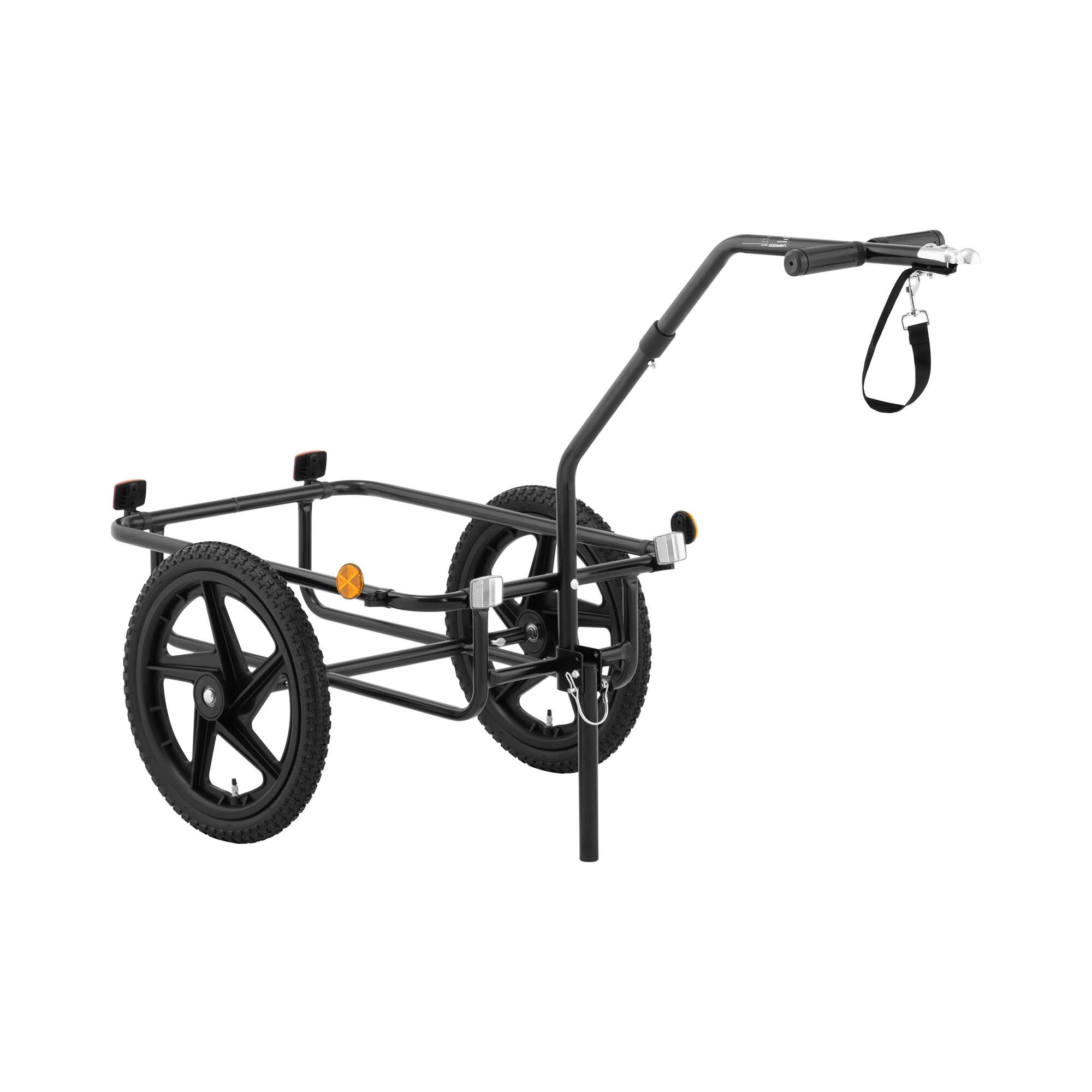 Uniprodo Nákladní vozík za kolo - 35 kg - odrazky UNI_TRAILER_17