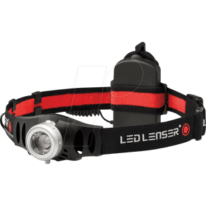 LEDLENSER LED LENSER H6 - LED-Stirnleuchte H6, 200 lm, schwarz / rot, 3x AAA (Micro)