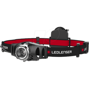 LEDLENSER LED LENSER H3.2 - LED-Stirnleuchte H3.2, 120 lm, schwarz / rot, 3x AAA (Micro)