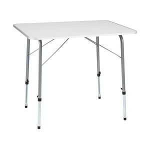 tectake Camping Klapptisch höhenverstellbar 80x60x68cm - grau