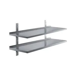 GastroHero Wandbord Basic 120/30 doppelt