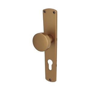 Alpertec PZ-Knopflangschild Phil Aluminium bronze abgerundet