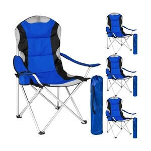 tectake 4er Set Campingstuhl 60 x 88 x 110 cm