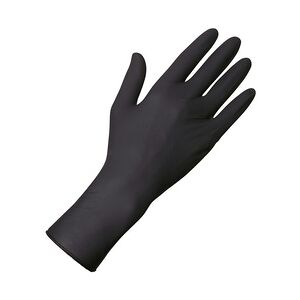 Unigloves 1000 Latexhandschuhe Select Black 300 - Gr. L - schwarz - Einmalhandschuhe