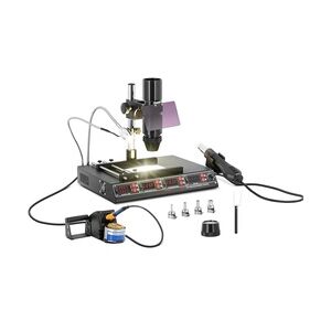 Stamos Germany Stamos Soldering Lötstation mit Vorwärmplatte und Infrarotlampe - 1450W - 4 x LED - Basic