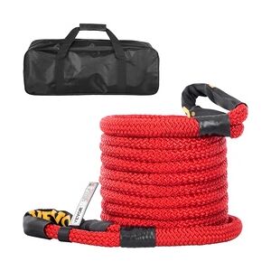 VEVOR Kinetic Energy Recovery Rope Abschleppseil 9.6m mit Tragetasche Rot