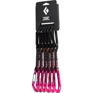 Black Diamond - Hotforge Hybrid Quickpack Keylock-Karabiner 12cm 6 Stk. ultra pink