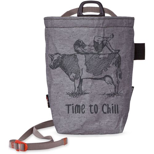 Chillaz Time TO Chill Chalkbag Grau, Chalk & Chalkbags, Größe One Size - Farbe Dot Grey Melange