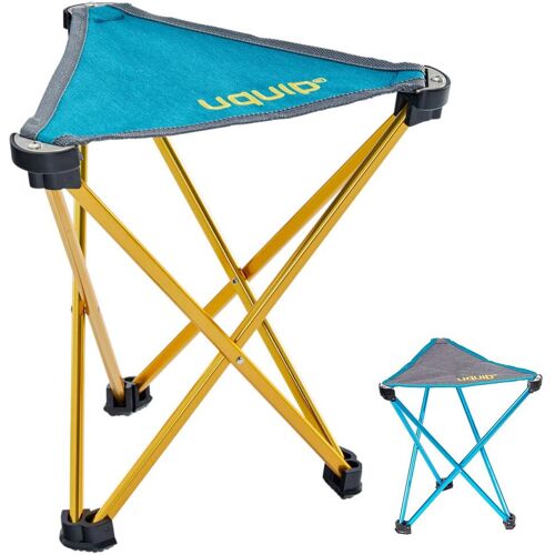 UQUIP Leichtgewichtshocker Trinity M Mini Dreibein Hocker Campinghocker 150 kg Farbe: Grey/blue