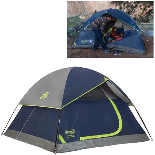 Burton, Gonso, Völkl, ... COLEMAN - 6-Personen-Zelt  SUNDOME Zelt, navy grey, 4-6 Personen