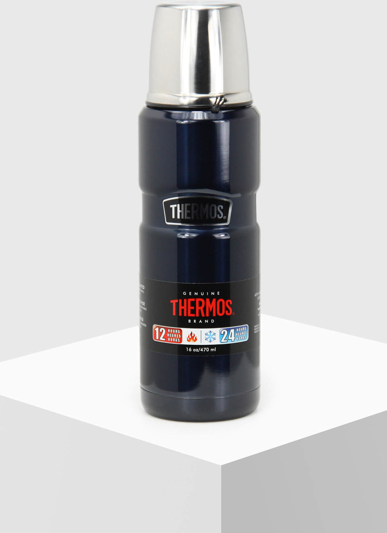 Thermos Isolierflasche Stainless King midnight blue 470ml