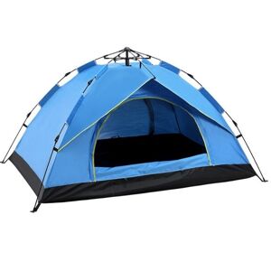 My Store TC-014 Outdoor Beach Travel Camping Automatic Spring Multi-Person Tent For 3-4 People(Blue)