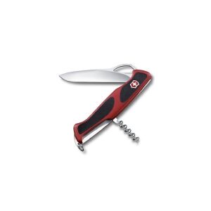 Victorinox RangerGrip 63, Locking blade knife, Multi-tool knife, Sort, Metallic, Rød, 5 værktøjer, 13 cm