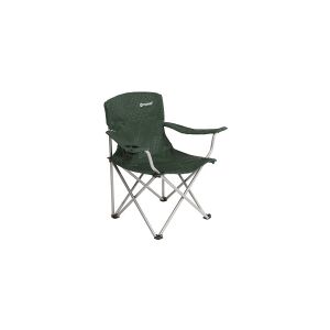 Outwell Leisure Catamarca - Camping chair - armstøtter - 100 % polyester, pulverbelagt stålramme - skovgrøn