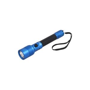 Maxell UV LED flashlight, IP44, aluminum, blue