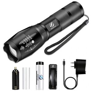 Led lommelygte Ultra Bright Torch L2/v6 Camping Vandtæt