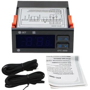 Etc-3000 Mini temperaturregulator Køleskab Termostat Regulator Termoregulator Ntc Dual Sen