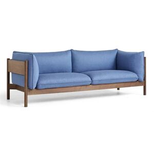 Hay Arbour 3 Seater B: 220 cm - Re-wool 758 / Oiled Waxed Solid Walnut