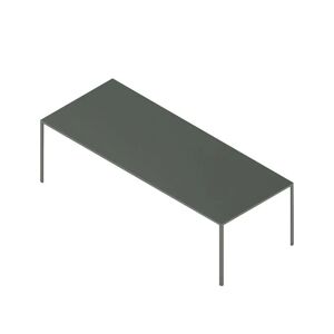 Hay New Order Table 100x250cm - Army Powder Coated/Green Linoleum