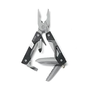 Gerber Multifunktionswerkzeug mit Zange, 10 Funktionen, Vise Pocket Tool, Aluminium/Edelstahl, Schwarz, 31-000021