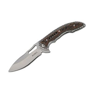 Böker Columbia River Knife & Tool 5460 Pocket Knife CRKT Fossil S, Brown, Standard