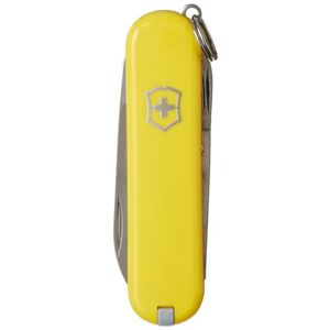 Victorinox , Pocket Knife, Small, Classic SD, 58 mm, Sunny Side, Blister Pack (7 Functions, Blade, Nail File, Screwdriver 2.5 mm, Scissors)