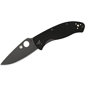 Böker Spyderco Men's Knive Tenacious sort 8,6 cm Messer, Schwarz, STANDARD EU