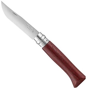 Opinel INOX Knife Adult Bubinga Box, N ° 08