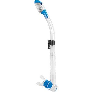 Cressi Adult Premium Dry Snorkel, blue