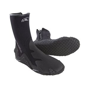 O'Neill Anatomische Passform Dive Neoprenanzug 5mm Stiefel mit Reißverschluss-Schwarz, Größe US 5/UK 4/EU 36