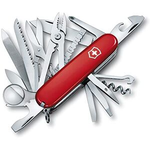 Victorinox Swiss Champ Pocket Knife (33 Functions, Combination Pliers, Pliers, Scissors) Red, red