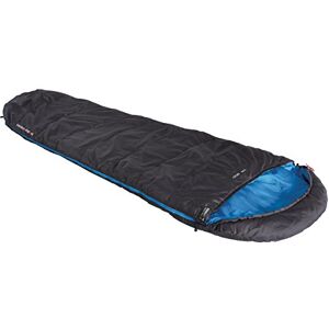 High Peak TR 300 Sleeping Bag, Extra Wide, 3-4 Seasons, Temperature 0°C, Warm, Pack Bag, Connectable, For Camping, Festivals, Trekking, Breathable, Skin-friendly, Water-Repellent, black