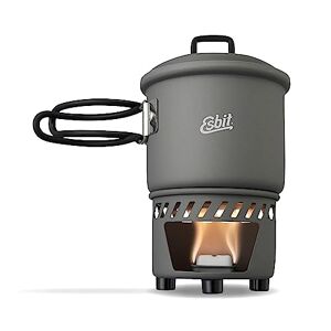 Esbit 310/567 Plain Grey, Dry Fuel Cooking Set, Grey, 585 ml