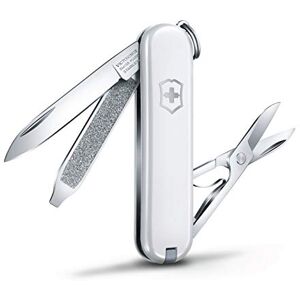 Victorinox Classic SD Swiss Army Knife, Multitool, 7 Functions, Small Blade, Nail File, 2.5 mm Screwdriver