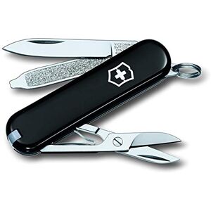 Victorinox Classic SD pocket knife, 7 functions, blade, scissors, nail file, black B1