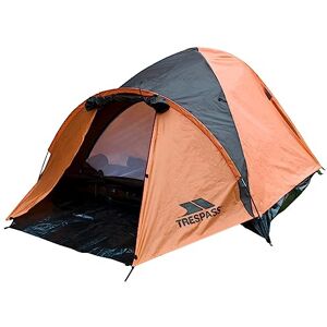 Trespass Ghabhar, Sunset, 4 Personen Zelt 285cm x 240cm x 130cm / 4,2kg / Wasserdicht / Feuerhemmend, Orange