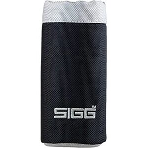 SIGG Nylon Pouch Black (1 L), modische Schutzhülle für jede  Trinkflasche, handliche Flaschentasche aus Nylon, Nylonhülle in modernem Schwarz