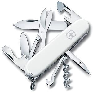 Victorinox , Schweizer Taschenmesser, Climber, Multitool, Swiss Army Knife mit 14 Funktionen, Klinge, gross, Korkenzieher, Dosenöffner