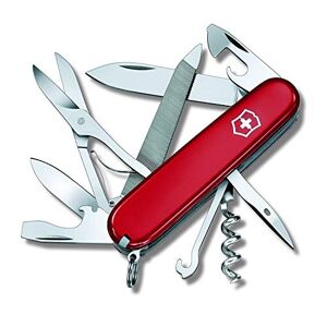 Victorinox , Schweizer Taschenmesser, Mountaineer, Multitool, Swiss Army Knife mit 18 Funktionen, Klinge, gross, Korkenzieher, Dosenöffner
