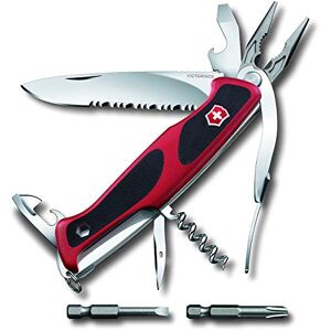 Victorinox , Schweizer Taschenmesser, Ranger 174 W, Multitool, Swiss Army Knife mit 17 Funktionen, Kombi-Spitzzange , Muttergreifer, Klinge, gross mit Wellenschliff, Feststellklinge