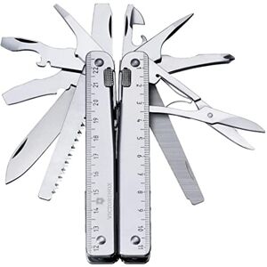 Victorinox Swiss Tool Multifunctional Tool (28 Functions, Holder, Very Robust), silver