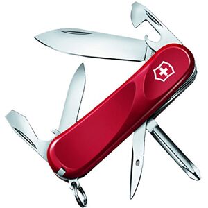 Victorinox Evolution 11 Pocket Knife (13 Functions, Blade, Screwdriver, Nail File) Red/Black, red