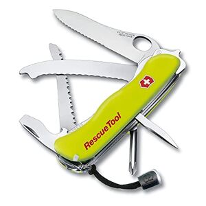 Victorinox Pocket Knife Rescue Tool (15 Functions, Front Slice Saw, Disc Specifications) Yellow Night Luminous