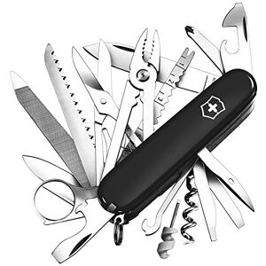 Victorinox Swiss Champ Pocket Knife (33 Functions, Combination Pliers, Pliers, Scissors), black