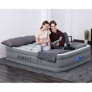 Bestway 2-personers luftmadras AlwayzAire 203x152x46 cm grå